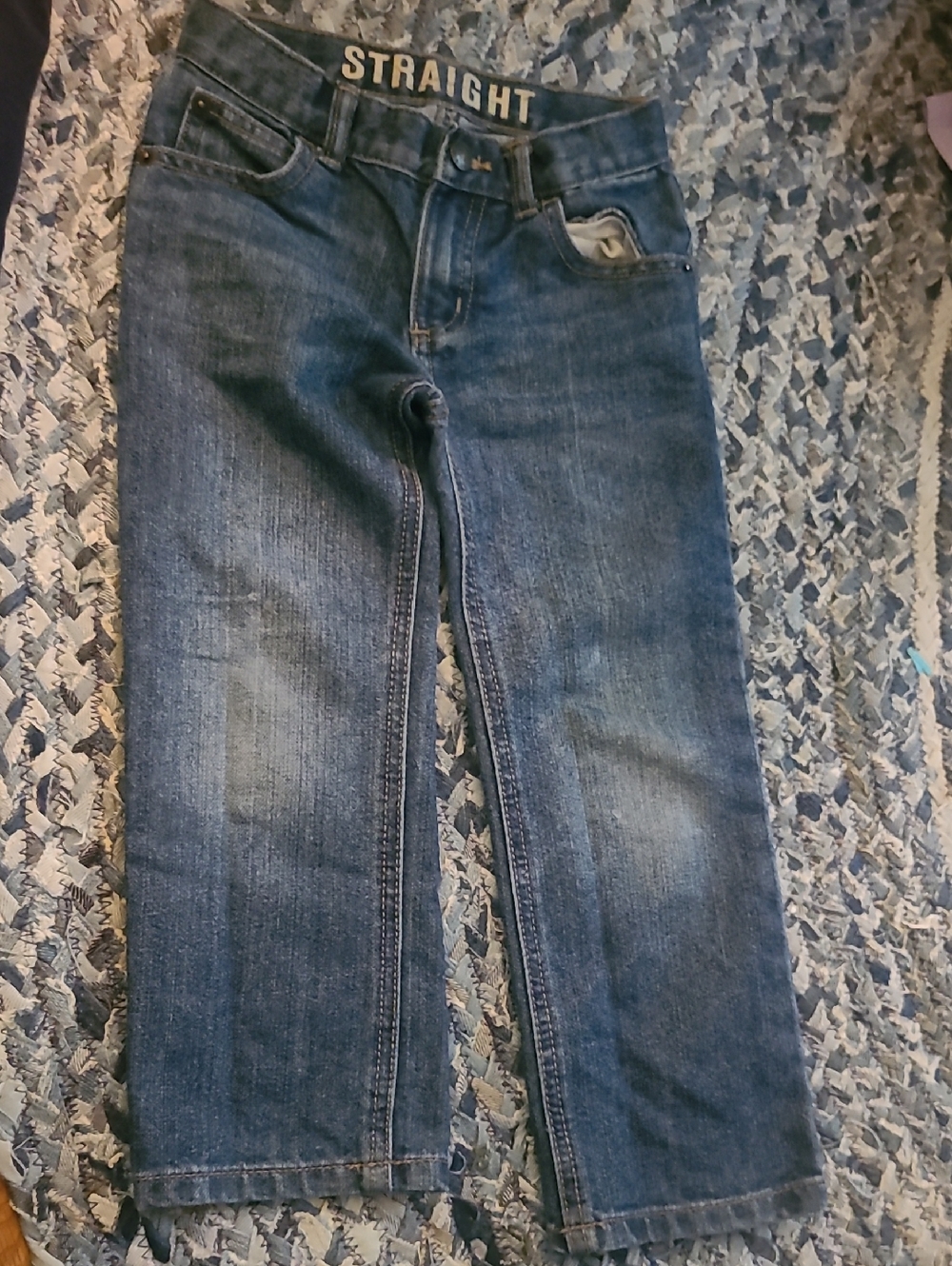 Old Navy Toddler Straight Jeans in Faded Blue